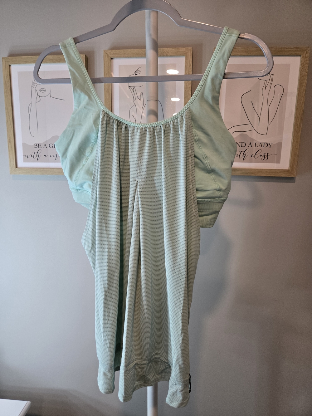 lululemon athletica Mint Green Tank Top